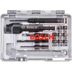 Набор сверл и насадок-бит Bosch (2607002786)(20шт)