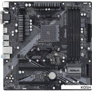 Материнская плата ASRock B450M PRO4 R2.0 (AMD B450)(mATX, Socket AM4)