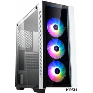 Корпус DeepCool MATREXX 55 V3 ADD-RGB (DP-ATX-MATREXX55V3-AR-WH-3F)(белый, без БП)