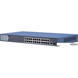 Коммутатор Hikvision DS-3E0526P-E (26 портов, 1000Mbps)