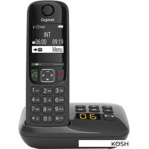 Радиотелефон DECT Gigaset AS690A (черный)