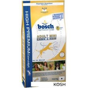 Корм для собак Bosch Petfood Mini Adult Lamb&Rice (15кг)