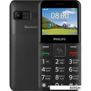 Телефон Philips Xenium E207 (черный)
