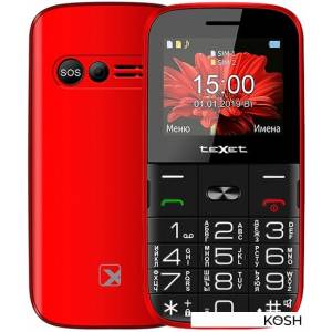 Телефон TeXet TM-B227 (красный)