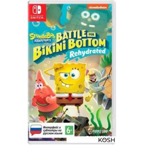 Игра для Nintendo Switch. SpongeBob SquarePants: Battle For Bikini Bottom-Rehydrated