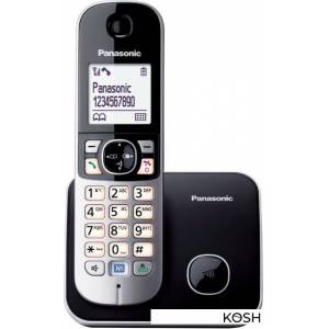 Радиотелефон Dect Panasonic KX-TG6811RUB (чёрный)