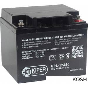 АКБ для ИБП Kiper GPL-12450 (12V-45Ah)