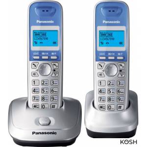 Радиотелефон Dect Panasonic KX-TG2512RUS (серебристый)